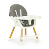 Barošanas krēsls 2in1 ECOTOYS Grey