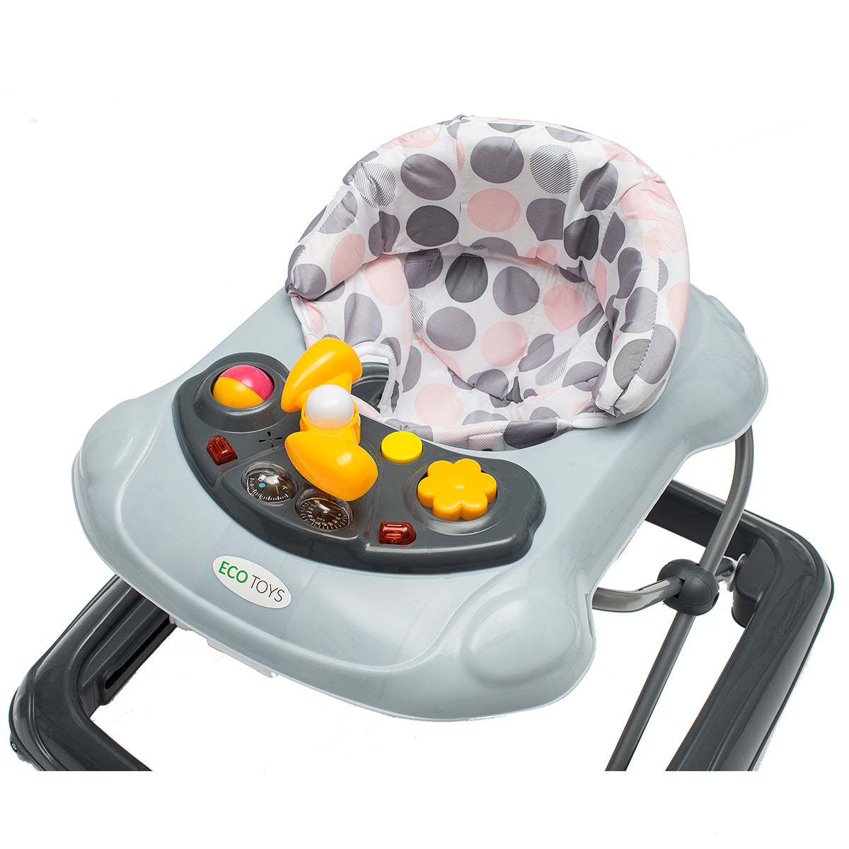 Izglītojošs Baby Walker - Pamata pelēkās ECOTOYS