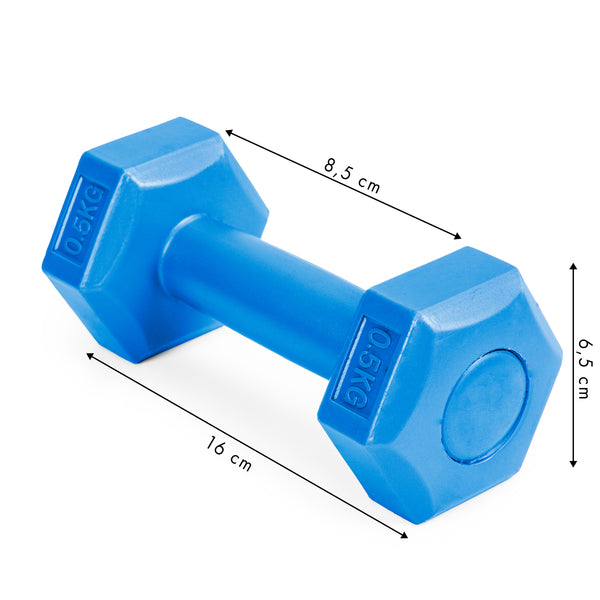 Fitnesa hanteles komplekts hanteles svars ZILS 2x 0,5 kg