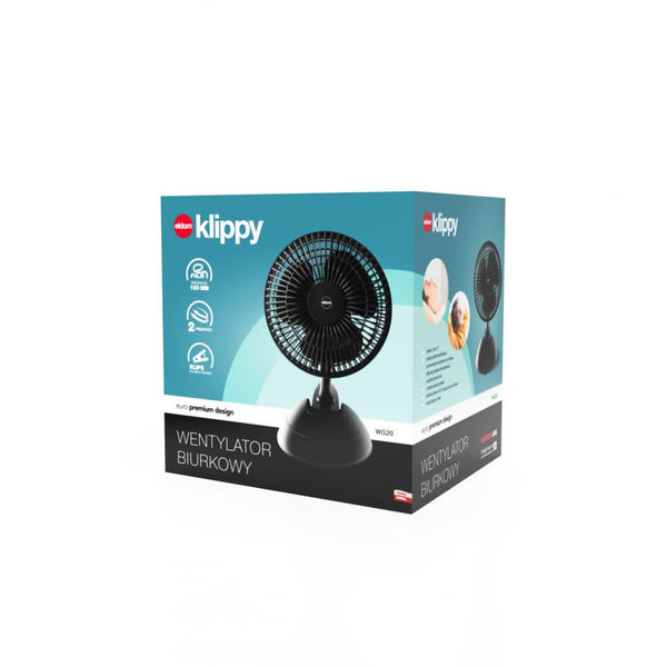 Galda ventilators ar klipsi un pamatni 15W CLIP