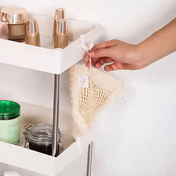 Plastmasas vannas istabas plauktu statīvs READY