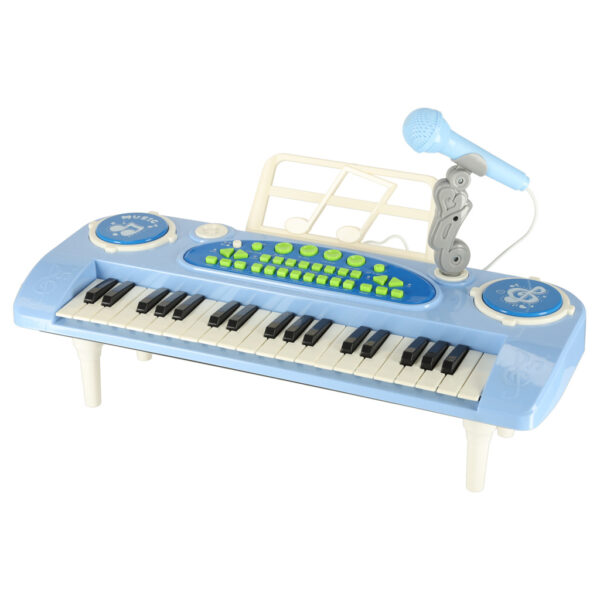 Keyboard-dla-dzieci-pianinko-interaktywne-organki-37-klawiszy-mikrofon-statyw-niebieskie-173065 Keyboard-dla-dzieci-pianinko-interaktywne-organki-37-klawiszy-mikrofon-statyw-niebieskie-173065