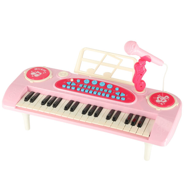 Keyboard-dla-dzieci-pianinko-interaktywne-organki-37-klawiszy-mikrofon-statyw-rozowe-173079 Keyboard-dla-dzieci-pianinko-interaktywne-organki-37-klawiszy-mikrofon-statyw-rozowe-173079
