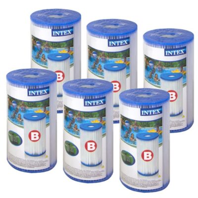 INTEX PUMP FILTER FILTERS 6 pcs Type B 29005