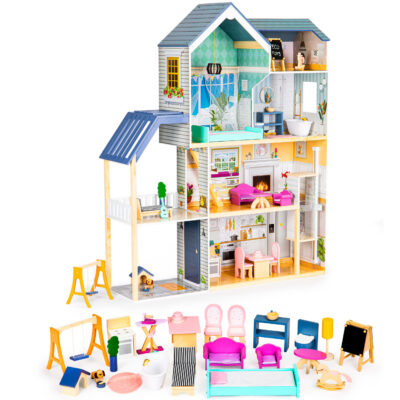 XXL dollhouse Maya Residence 28 pieces ECOTOYS
