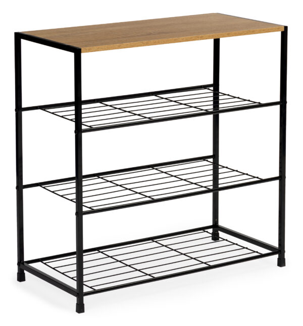 Тумба для обуви, подставка, полка, лофт, 3 уровня ModernHome