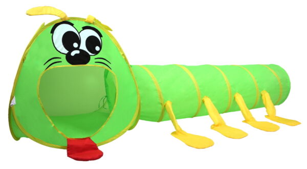 Caterpillar Play Tent with Tunnel Pop-Up 2-in-1 Set IPLAY