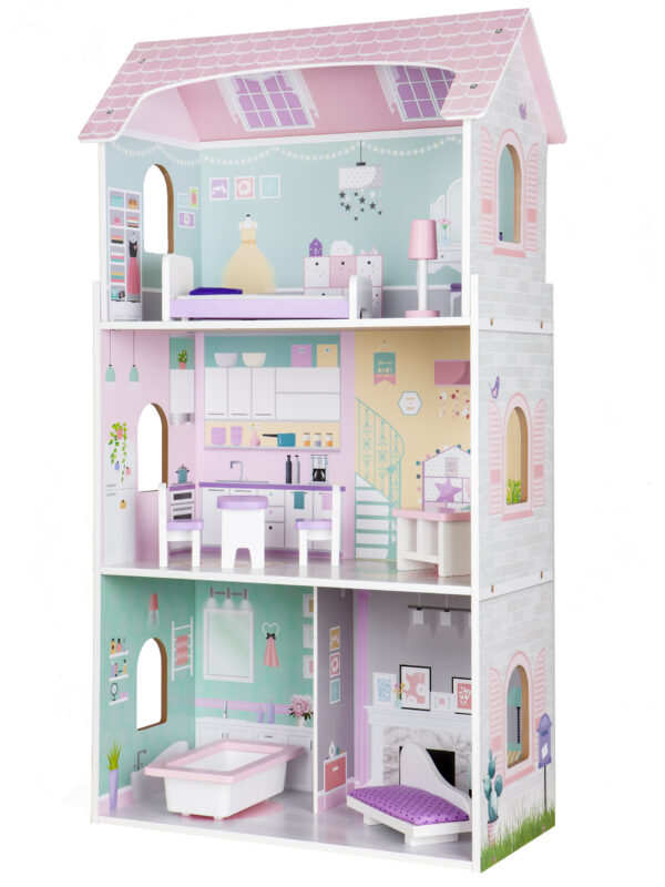 Wooden dollhouse Jagodowa Residence Ecotoys