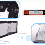 KX5318 Barierka ochronna bramka osłonka do łóżka 90cm zwierz