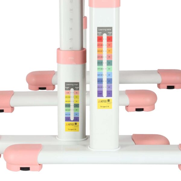 Biurko-dzieciece-szkolne-regulowane-krzeslo-lampka-LED-USB-rozowe-175614 Biurko-dzieciece-szkolne-regulowane-krzeslo-lampka-LED-USB-rozowe-175614
