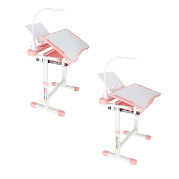 Biurko-dzieciece-szkolne-regulowane-krzeslo-lampka-LED-USB-rozowe-175616 Biurko-dzieciece-szkolne-regulowane-krzeslo-lampka-LED-USB-rozowe-175616