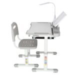 Biurko-dzieciece-szkolne-regulowane-krzeslo-lampka-LED-USB-szare-175580