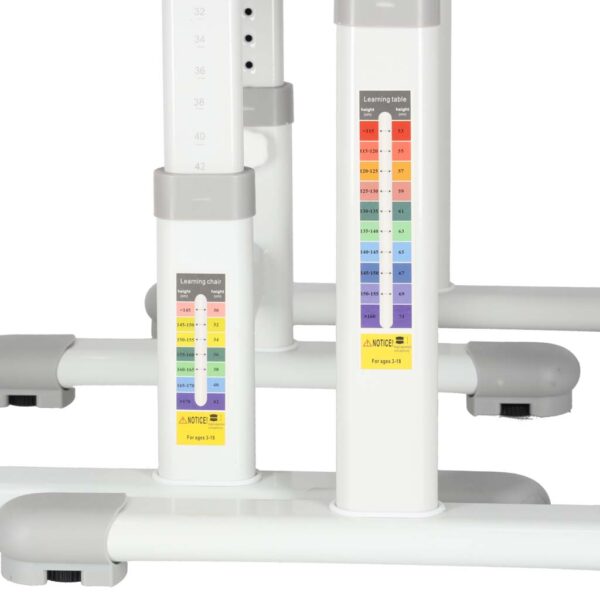 Biurko-dzieciece-szkolne-regulowane-krzeslo-lampka-LED-USB-szare-175581 Biurko-dzieciece-szkolne-regulowane-krzeslo-lampka-LED-USB-szare-175581