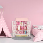 Domek-dla-lalek-drewniany-Lulilo-Papilio-rozowy-80cm-165962