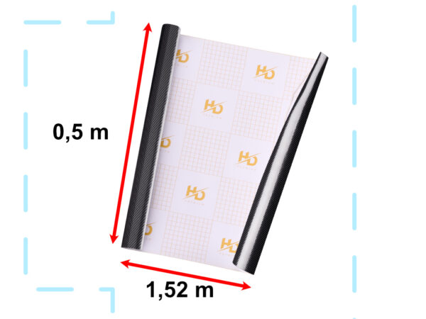 KX8728 Folia rolka carbon 3D czarna 1,27x28m 3 KX8728 Folia rolka carbon 3D czarna 1,27x28m 3