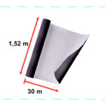 KX5513 Folia rolka samoprzylepna okleina tapeta biały winyl 1,2