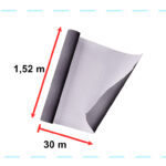 KX5513 Folia rolka samoprzylepna okleina tapeta biały winyl 1,2