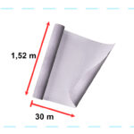 KX5513 Folia rolka samoprzylepna okleina tapeta biały winyl 1,2