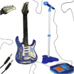 Gitara-elektryczna-rockowa-z-glosnikiem-mikrofonem-dla-dzieci-niebieska-165903
