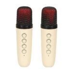 Glosnik-do-karaoke-USB-Bluetooth-kremowy-161127