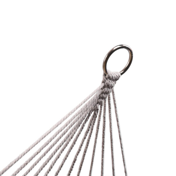 KX3957_1 Hamak ogrodowy boho siatka frędzle leżak wiszący mak KX3957_1 Hamak ogrodowy boho siatka frędzle leżak wiszący mak