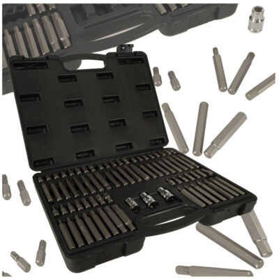 Allen bits screwdriver bits set short and long bits + 3 reductions case 75el. KAFUWELL