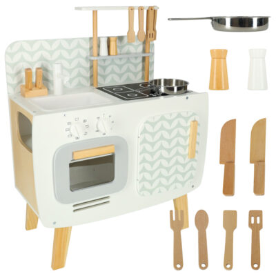 Children's wooden kitchen MDF LULILO RETRO accessories 73cm