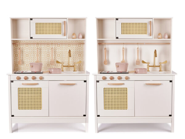 KX6284 Kuchnia drewniana MDF retro z akcesoriami BOHO 11 KX6284 Kuchnia drewniana MDF retro z akcesoriami BOHO 11