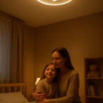 Lampa-LED-sufitowa-plafon-do-pokoju-dzieciecego-sciemniana-LUMELA-pilot-ksiezyc-biala-171002