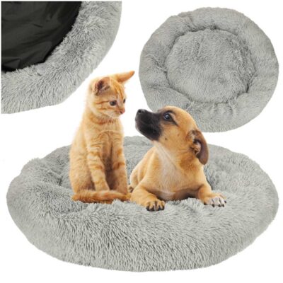 Dog bed cat bed playpen 100cm light grey