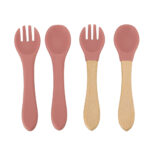 Naczynia-silikonowe-dla-dzieci-krab-zestaw-19-elementow-ciemny-rozowy-160712