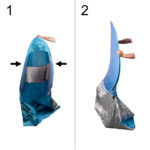 KX3266 Namiot plażowy ogrodowy samorozkładający niebieski 5