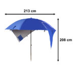 KX5437_1 Parasol namiot plażowy ogrodowy składany duży 3
