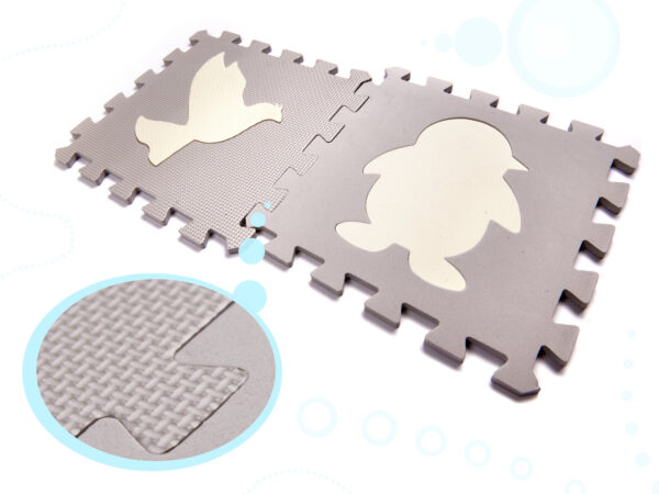 KX6269 Puzzle piankowe mata kojec dla dzieci 36el szaro-ecru 4 KX6269 Puzzle piankowe mata kojec dla dzieci 36el szaro-ecru 4