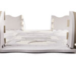 KX6269 Puzzle piankowe mata kojec dla dzieci 36el szaro-ecru 5