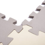 KX6269 Puzzle piankowe mata kojec dla dzieci 36el szaro-ecru 6