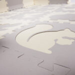 KX6269 Puzzle piankowe mata kojec dla dzieci 36el szaro-ecru 8