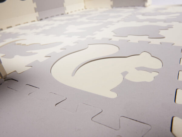 KX6269 Puzzle piankowe mata kojec dla dzieci 36el szaro-ecru 8 KX6269 Puzzle piankowe mata kojec dla dzieci 36el szaro-ecru 8