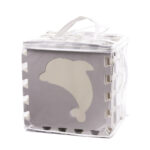 KX6269 Puzzle piankowe mata kojec dla dzieci 36el szaro-ecru 9