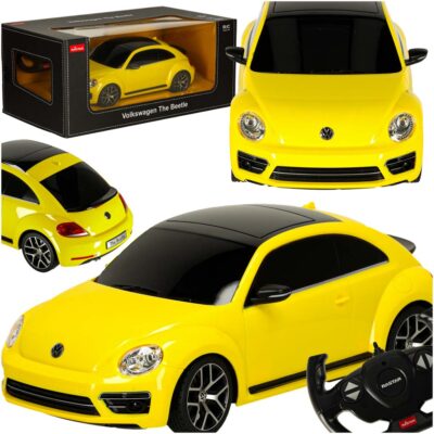 Rastar 78000 Volkswagen Beetle автомобиль на дистанционном управлении 1:14 желтый