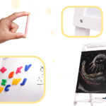 KX5924 Tablica magnetyczna kredowa + magnesy biała XXL 2