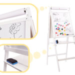 KX5924 Tablica magnetyczna kredowa + magnesy biała XXL 4-1