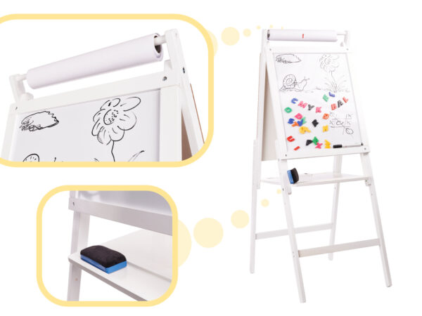 KX5924 Tablica magnetyczna kredowa + magnesy biała XXL 4-1 KX5924 Tablica magnetyczna kredowa + magnesy biała XXL 4-1