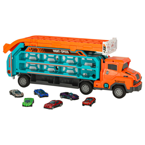 Tor-wyscigowy-samochodowy-laweta-transporter-6-el-pomaranczowy-160867 Tor-wyscigowy-samochodowy-laweta-transporter-6-el-pomaranczowy-160867