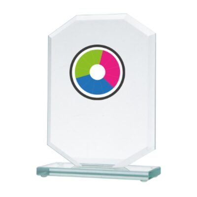 Стеклянный кубок с цветной печатью LuxorJet