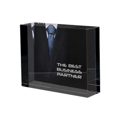 Стеклянный кубок с цветной печатью LuxorJet