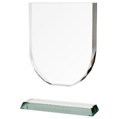 Стеклянный кубок с матовым основанием