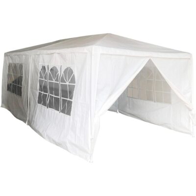 PE 6x3M + 6 WALLS WHITE GARDEN CATERING TENT PAWILON