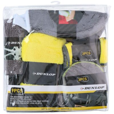 CAR WASH SET DUNLOP 9 ELEMENTS