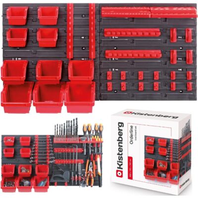 SET OF KISTENBERG ORDERLINE WORKSHOP CONTAINER AND HOLDER BOARDS